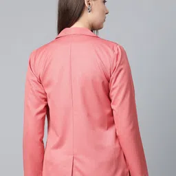 jompers Women Solid Single Breasted Party Blazer image 3