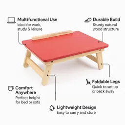 bright beginnings co. 14x20 Wood Portable Laptop Table image 4