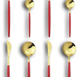 dormico Cutlery Set, Dinnerware, Flatware, Stainless Steel Dinner Set Service Stainless Steel Cutlery Set image 2