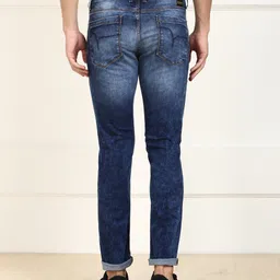 flying machine Men Slim Mid Rise Blue Jeans image 4