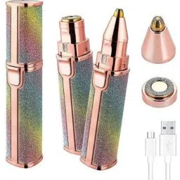 ARRX Epilator For Women, Hair Remover For Women,Face, Lips, Nose Hair Removal Electric Trimmer With Light(D2), Multicolour Cordless Epilator-picture-12
