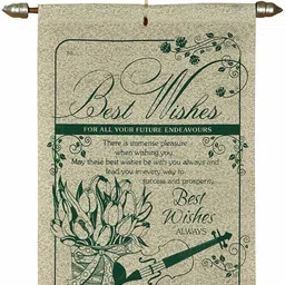 natali traders Best Wishes Scroll Card - Greeting Card-picture-14