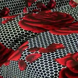 roomesssentials 144 TC Cotton Double Printed Flat Bedsheet image 2