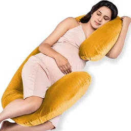 daddy cool Microfibre Pregnancy Pillow Pack of 1 Solid-picture-25