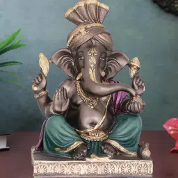 royaloak Lord Vinayaka Polyresin Hand Crafted Balanced Weight-picture-16