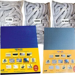 Kosh A/4 Spiral Binding Sheet 2 Packet, with 3 Packet Ring Size 15,18,20mm Combo Pack Manual Ring Binder-picture-14