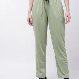 pivl Pack of 2 Women Solid Black, Light Green Track Pants image 4