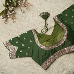 modern mughals V-Neck Women Blouse image 2