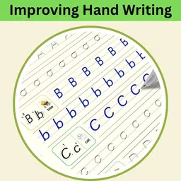 tq7 Sank Magic Practice Copybook Set for Kids (4 Books, 10 Refills, 1 Pen, 1 Grip) image 4