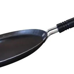 navghar INDIAN 100% Iron Tawa/Dosa Tawa/iron Tawa Flat Pan 23.7 cm diameter 0.342 L capacity-picture-12
