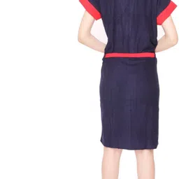 feelblue Red, Blue Free Size Bath Robe image 2