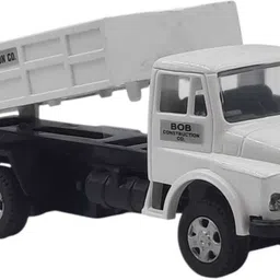 shree jee GOODS CARRIER TRUCK WITH TAILGATE OPENABLE PULL BACK ACTION TOY image 3