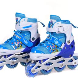iris Kids 3 in 1 Convertible, Adjustable Inline Roller Skates for Beginners, Intermediates and Professionals In-line Skates - Size 3-6 UK-picture-5