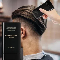 Hair Color Stick Black | Easy Application | Waterproof & Sweat-Proof , BLACK-image-77