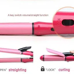 Mr Neat NHS-2009 2 IN 1 Essential Hair Curler Hair Straightener Hair Straightener image 2