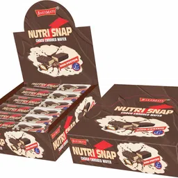 bakemate Nutri Snap High-Protein Chocolate Energy Bar | Low Sodium | High Fiber Protein Bars-picture-15