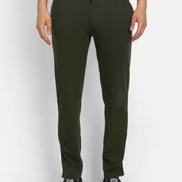 tt Men Solid Green Track Pants image 1