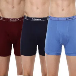 ramraj cotton Pack of 3 Solid Men Trunk-picture-17