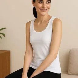 pekay global ventures Women White Camisole-picture-11