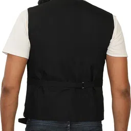 abc garments Striped Men Waistcoat image 2