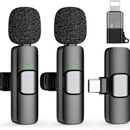 SterlingBazaar k9 Wirelees mic with type c and ios pin Camera Microphone-picture-15