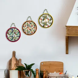 jhoomar bazaar Wall hangimg set of three decorative mandalas Pack of 3 image 3