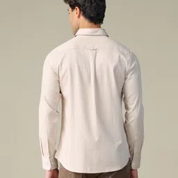 u.s. polo assn. Men Tailored Fit Solid Spread Collar Casual Shirt image 3