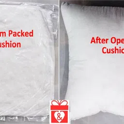 me&you Microfibre Cushion Pack of 1 Nature For Gift & Romantic party Decor Items image 2