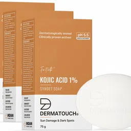 dermatouch Kojic Acid 1% Soap with Glutathione | For Pigmentation & Sun damage-picture-14