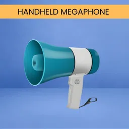 clairbell King Bhopu with High Volume Speaker, Battery Backup and Recording FeatureQ466 Handheld Megaphone and Rechargeable Siren Loudspeaker With USB/Memory CardJ408 Outdoor PA System image 1