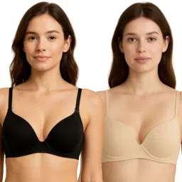 herbloure Pack of 2 Women Push-up Heavily Padded Bra image 1