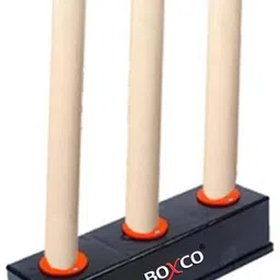 boxco Heavy Duty Cricket Wicket Stand, Wooden Wickets Support image 4