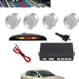 msnp 4Pcs Silver Reverse Parking Sound Warning sensor for car Protection-104 Universal Silver Reverse Assistance Praking Sensor for car-104 Parking Sensor-picture-20