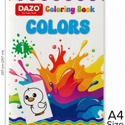 dazo Coloring Book for Kids Age 1 -6 Years - Learn Colors: for Early Learners Sketch Pad image 5