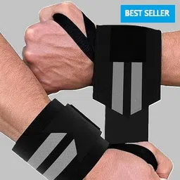 kashfit Gym Wrist Band, Gym Wrist Support with Loop for support Wrist Wraps Wrist Support-picture-34