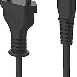 GoodsBazaar 2 Pin Universal AC Power Cord 2 Pin Plug Cable for Laptop, Printer, Camera 1.5m 12 W Adapter-image-16