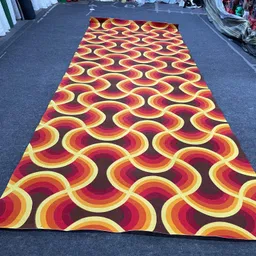 hr carpet Red, White Synthetic Area Rug image 3