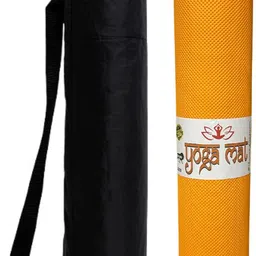 EVA Yoga Mat with Carry Bag Anti-Slip Surface Sticky Sport Mat for Men and Women Orange 4 mm Yoga Mat-image-46