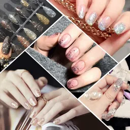 mahir glitter RTB glitter/Shimmer Powder set of 24 (Multicolor) (24 Unique Glitter Colors) image 5