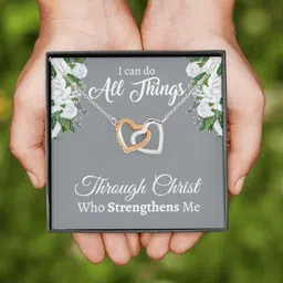 rakva Inspirational Christian Confirmation Gift, Christian Granddaughter, Daughter Cubic Zirconia Sterling Silver Pendant Set-picture-21