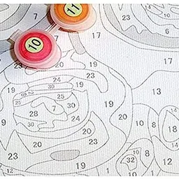 trexee DIY Painting kit DIY Oil Painting Paint by Numbers Kit with 3 brush & paints Acrylic 16 inch x 20 inch Painting image 2