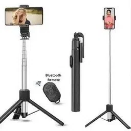 Nextronomy Y17 Foldable Bluetooth Selfie Stick Tripod with 360° Phone Mount Tripod-image-26