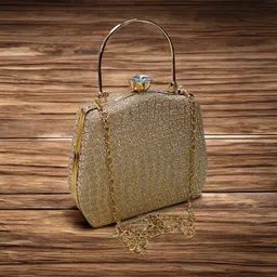 hinza Party Brown Clutch-picture-22