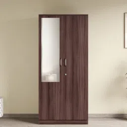 godrej interio Ewa 2 Door Warobe with Mirror in Brown Finish-picture-34