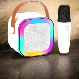 TechElectro K12 (PORTABLE BLUETOOTH SPEAKER)With Karaoke Mic RGB Light, HD Sound E-282 16 W Bluetooth Speaker-image-20