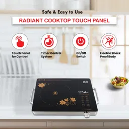 sigri-wala 2200 W Radiant Cooktop Touch Panel image 2