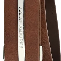 louis philippe Men Formal Brown Artificial Leather Belt image 4