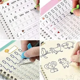 snowshell Magic Reused Practice book For Kids Handwriting 4 Book Drawing Books Magic Zx158 image 3