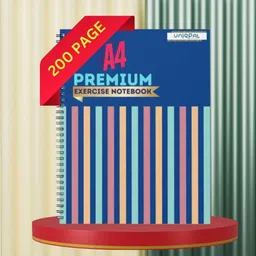 puvi SPIRAL Notebook A4 Notebook RULED /LINE 200 Pages image 2
