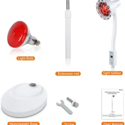 AcuFitness ir lamp with stand-01 ir Lamp With Stand Massager image 5